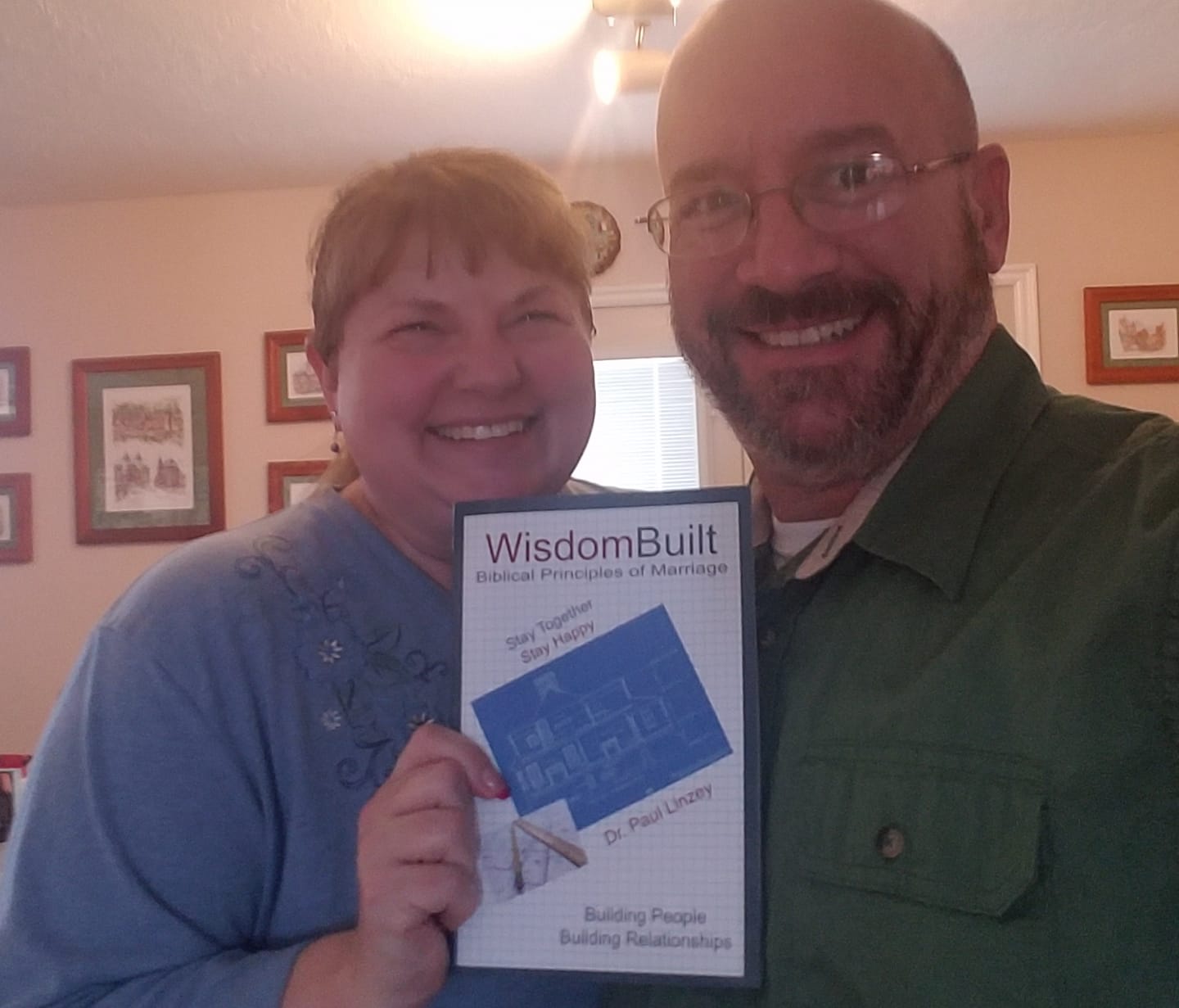 Jeff &amp; Barb Hall Pic Holding WisdomBuilt